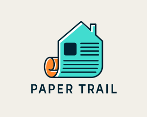 Documents - House Papers Real Estate logo design