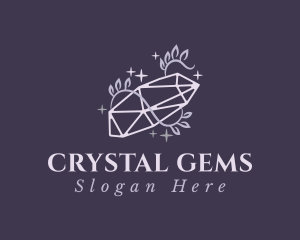 Crystal Diamond Vine logo design