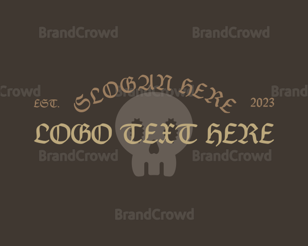 Medieval Gothic Style Logo