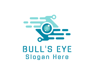 Cyberspace Technology Eye  logo design