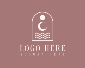 Studio - Bohemian Arch Spa logo design