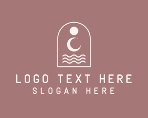 Moon - Bohemian Arch Spa logo design