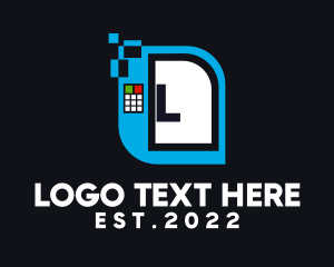 Electronics - Vending Machine Letter logo design
