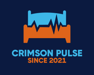 Pulse Hospital Bed logo design