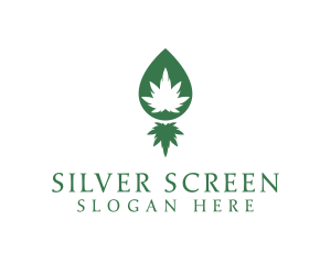 Cannabis - Medical Marijuana Herb logo design