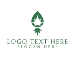 Herb - Medical Marijuana Herb logo design
