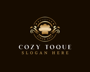 Toque - Luxury Floral Toque logo design
