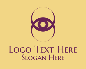 Tarot - Eye Moon Planet Astrology logo design