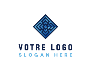 Floor - Premium Tile Layer logo design