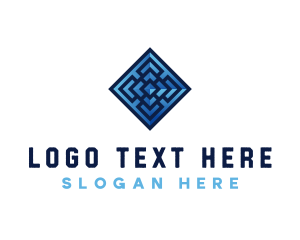 Tiling - Premium Tile Layer logo design