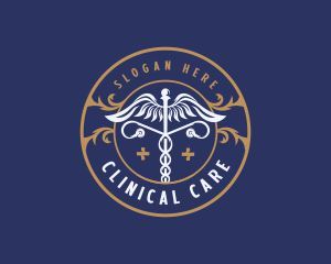 Caduceus Medical Healthcare logo design