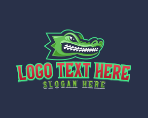Angry - Alligator Sports Varsity logo design