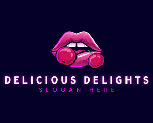 Sexy Cherry Lips logo design