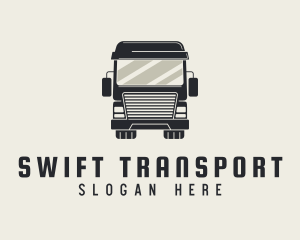 Vehicle Transport Truck logo design