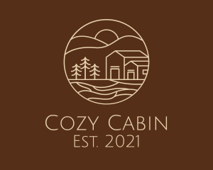 Cabin - Cabin Camping House logo design