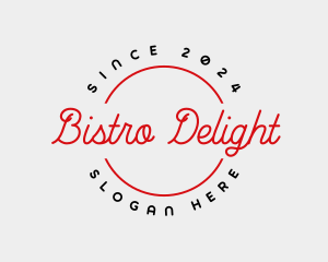 Bistro Bar Business logo design