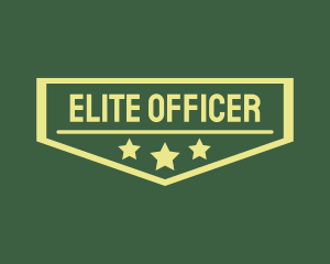 Officer - Army Rank Badge logo design
