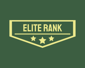 Rank - Army Rank Badge logo design