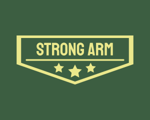 Army Rank Badge logo design