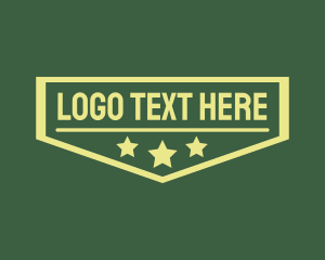 Squad - Rank Badge Wordmark logo design