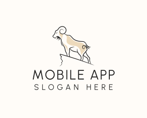 Dairy Goat Horn Logo