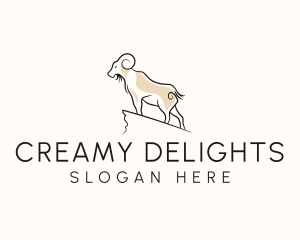 Dairy - Dairy Goat Horn logo design