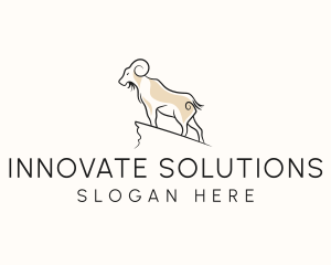Nature Park - Dairy Goat Horn logo design