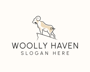 Dairy Goat Horn logo design