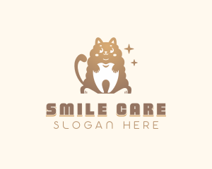 Dentist - Cat Tooth Dentist logo design
