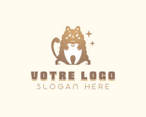 Dentist - Cat Tooth Dentist logo design