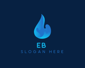 Natural - Round Water Droplet logo design