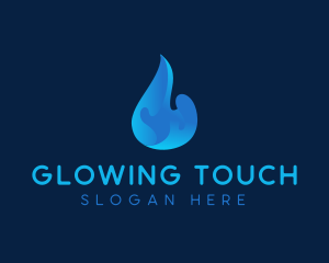 Moisturizer - Round Water Droplet logo design