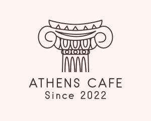 Mediterranean Greek Column logo design