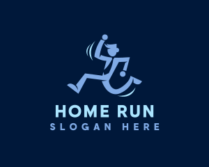 Company Employee Human Run logo design