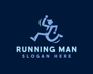 Company Employee Human Run logo design