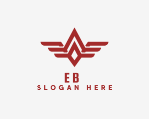 Aeroplane - Wing Transport Aviation logo design