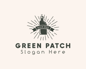 Patch - Hipster Vape Banner logo design