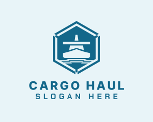 Ship Cargo Forwarding logo design