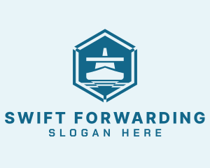 Forwarding - Ship Cargo Forwarding logo design