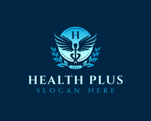 Caduceus Health Medical logo design