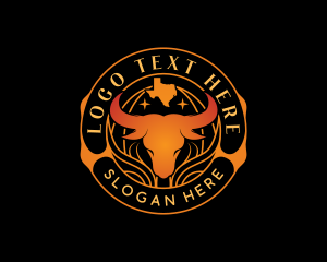 Horn - Bull Livestock Farm logo design
