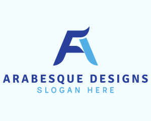 Blue Swoosh A logo design