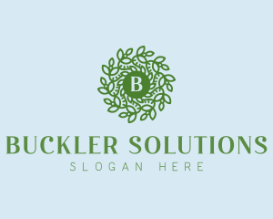 Natural Wreath Spa logo design