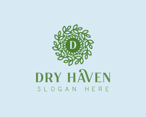 Natural Wreath Spa logo design