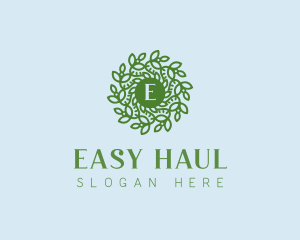 Natural Wreath Spa logo design