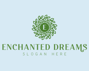 Natural Wreath Spa logo design