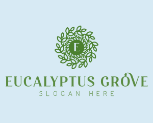 Natural Wreath Spa logo design