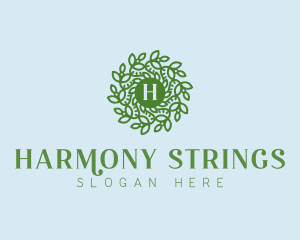 Natural Wreath Spa logo design