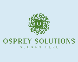 Natural Wreath Spa logo design