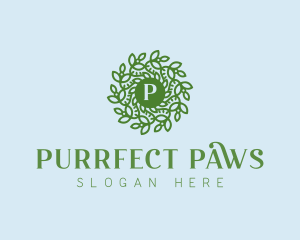 Natural Wreath Spa logo design